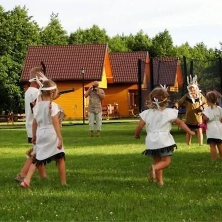 Blockhuette Mit Terrasse, Garten Und Grill Daire Gleznowo